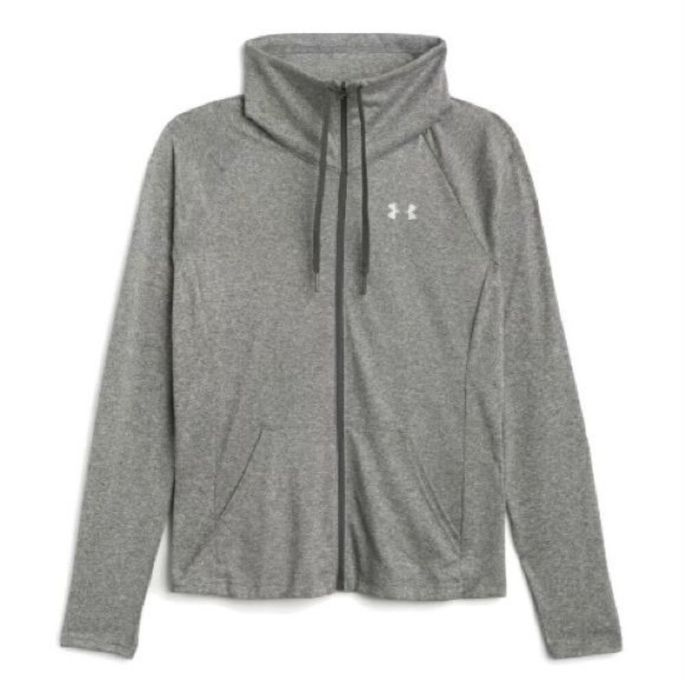 Under Armour Tech Full Zip Performance Jacket Grey Small